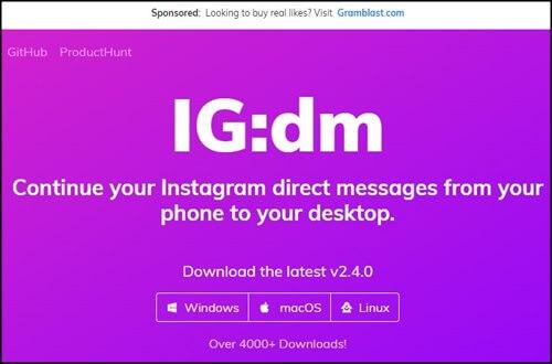 Mensajes directos desde tu pc