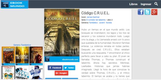 Descargar libros gratis en Ebook Mundo