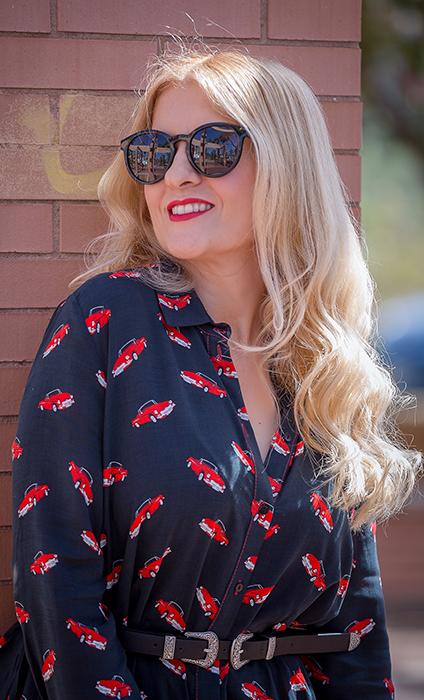 vestido camisero zara