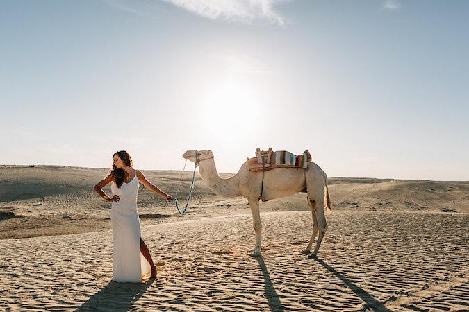 a tunisian boho bride
