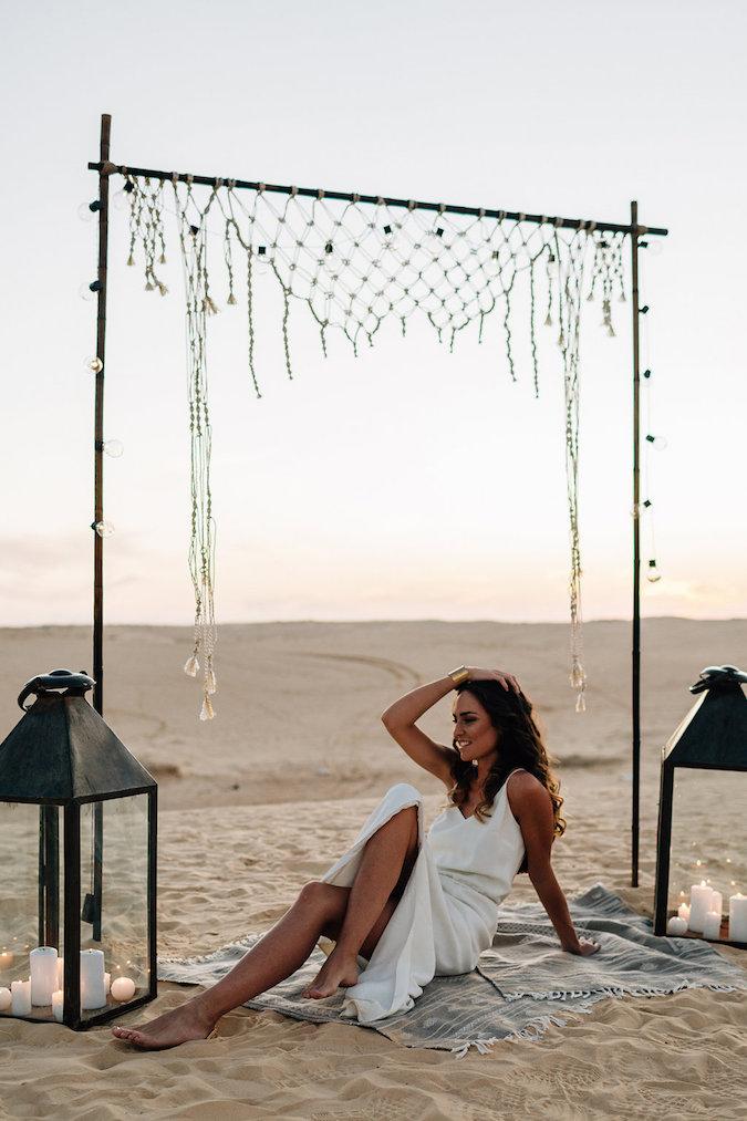 a tunisian boho bride