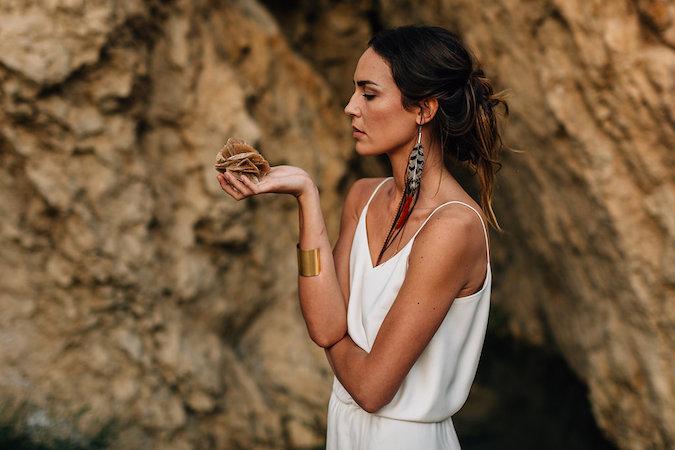 a tunisian boho bride