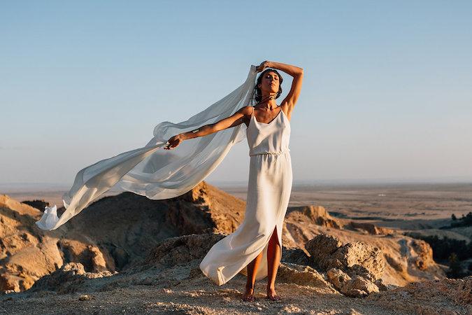 a tunisian boho bride