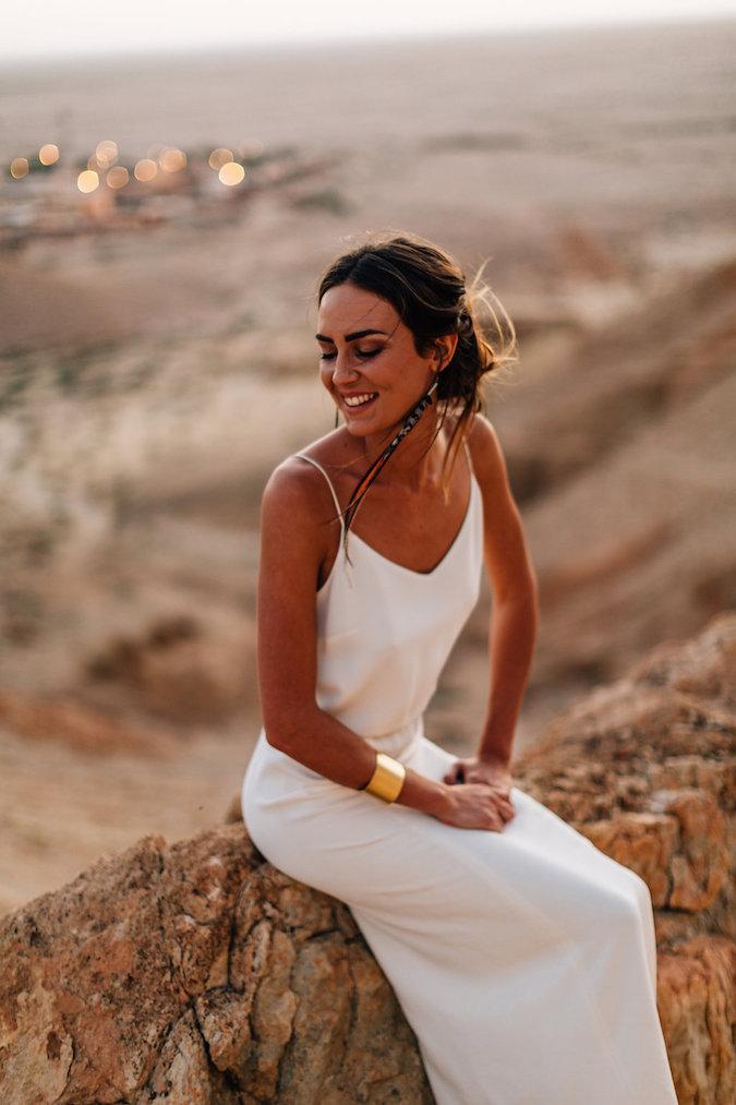 a tunisian boho bride