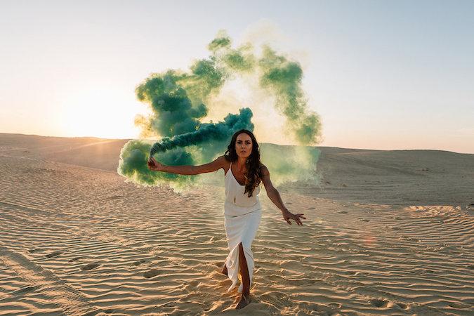 a tunisian boho bride