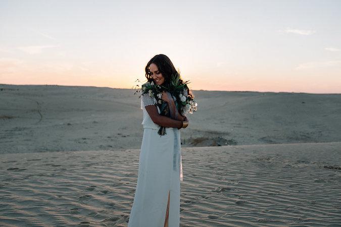 a tunisian boho bride