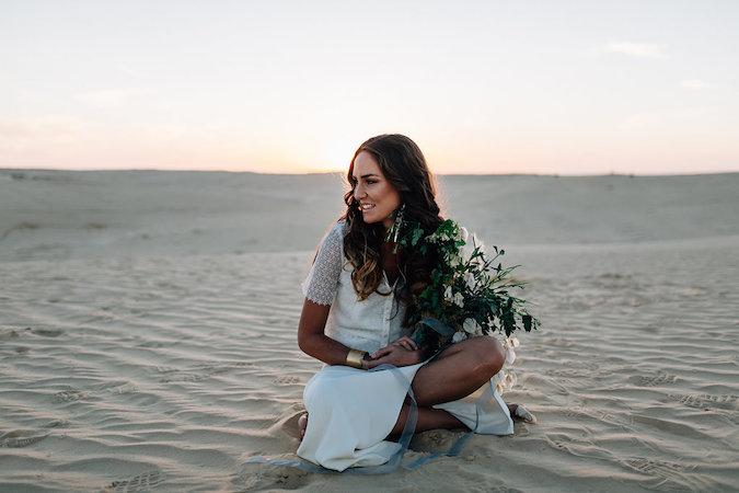 a tunisian boho bride