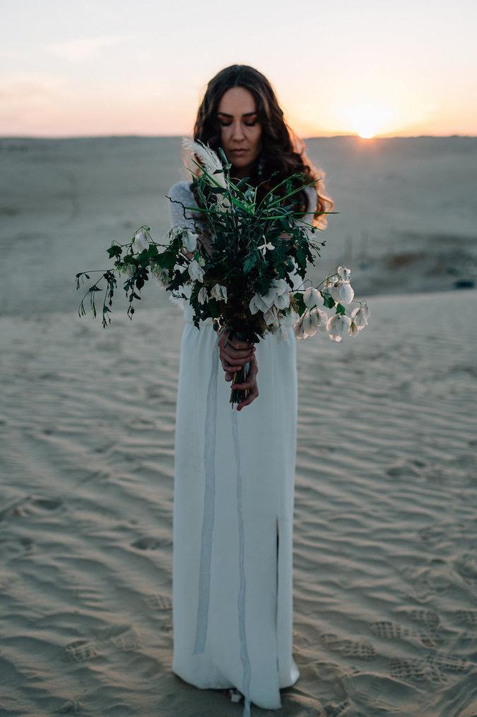 a tunisian boho bride