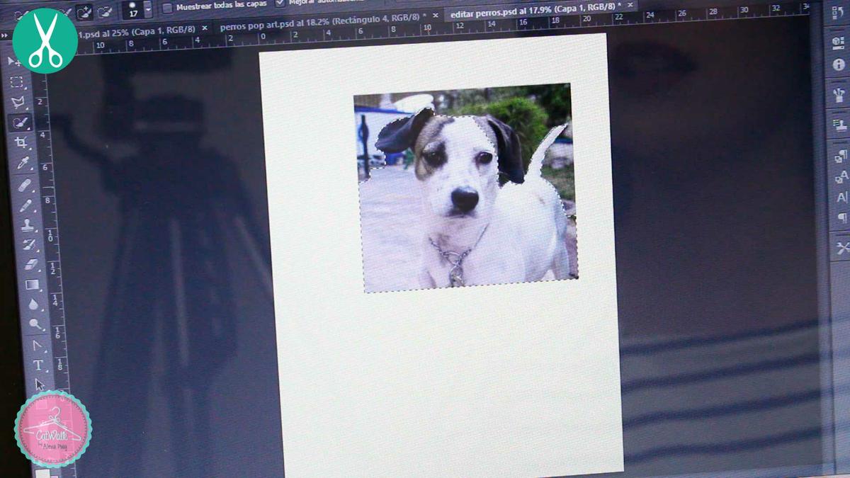 Crea una máscara para aislar los objetos