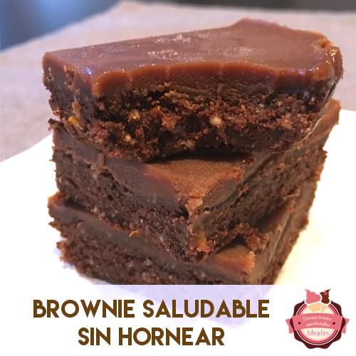 brownie saludable sin hornear