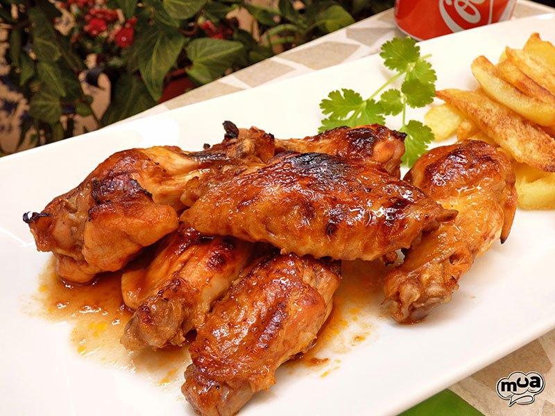 Alitas de pollo barbacoa