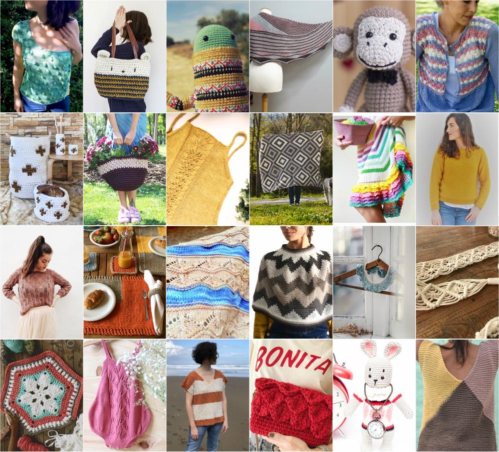 ¡Locura tejeril! La mayor recopilación de patrones de punto y ganchillo en español