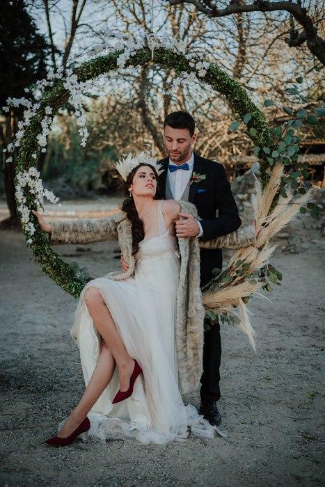 editorial boda tocados novia