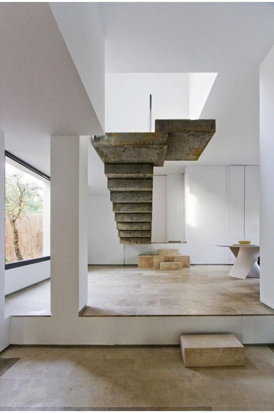 escaleras Abaton que son pura escultura