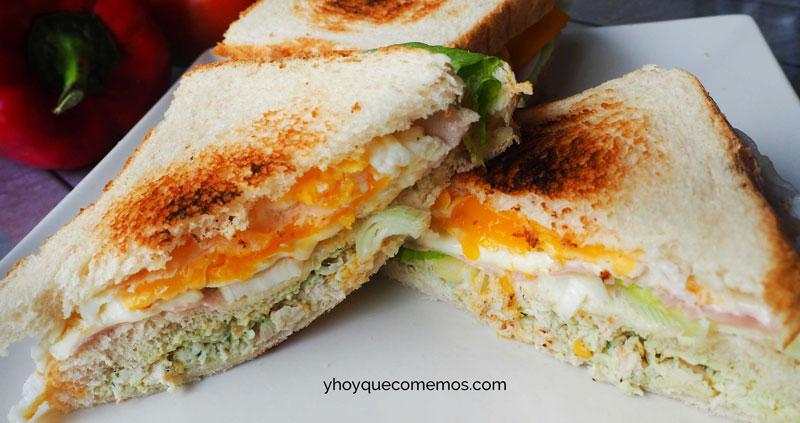 sandwich de pollo receta 1