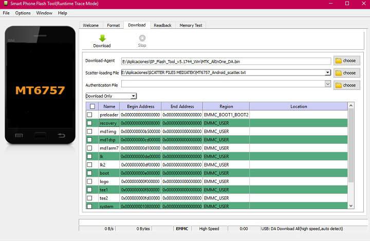 SP Flash Tool tutorial español guia de uso e instalación para flashear formatear y actualizar teléfonos Android con chips de Mediatek (procesadores MTxx) compatible con Windows 10 Windows XP 32 y 64 bits