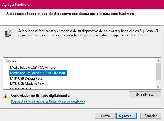 Drivers MT65xx/MT67xx USB VCOM Preloader Descarga y tutorial de instalación paso a paso para teléfonos Android Mediatek