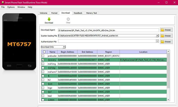 SP Flash Tool tutorial español guia de uso e instalación para flashear formatear y actualizar teléfonos Android con chips de Mediatek (procesadores MTxx) compatible con Windows 10 Windows XP 32 y 64 bits