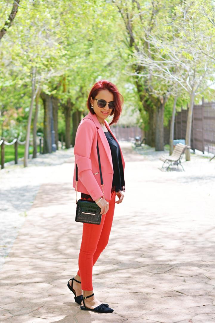 Tendencia rojo y rosa