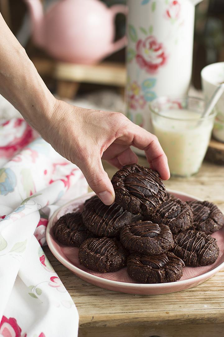 Cookies 3 Chocolates receta saludable 