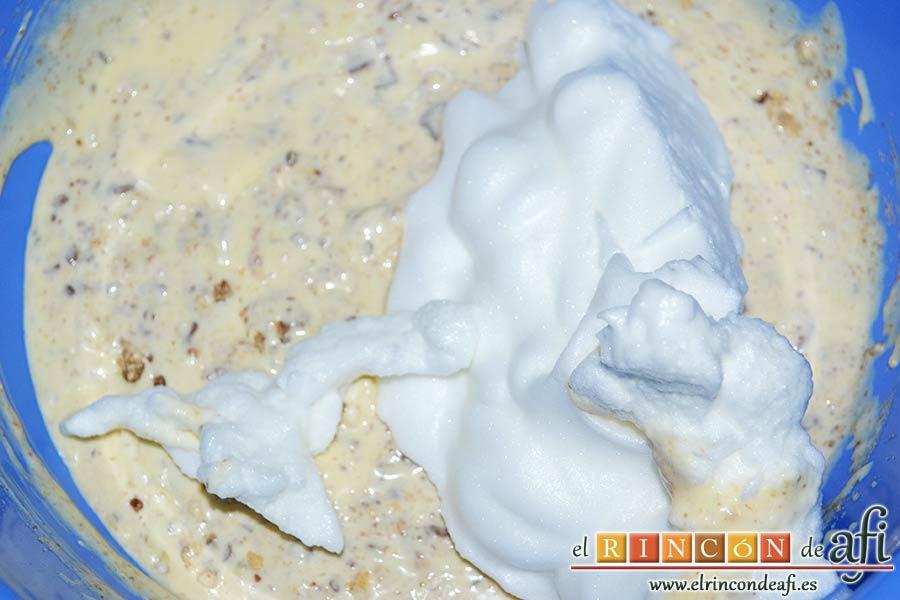 Mousse de Maltesers, añadir las claras montadas