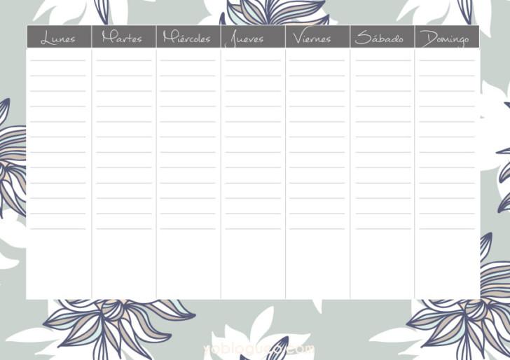 planner-semanal-flores-verdes