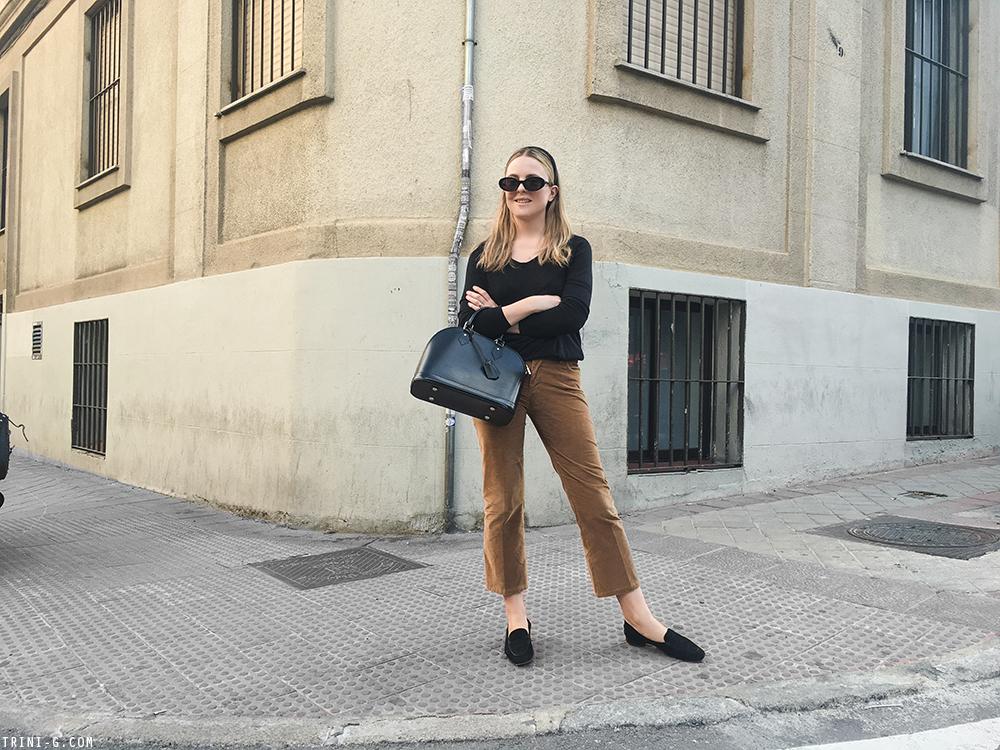 Trini | Prada corduroy pants The Row Adam loafers