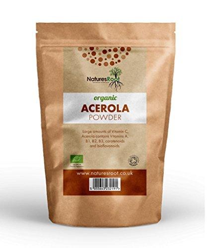 Natures Root polvo de acérola Bio – Vitamina C | Extracto de cereza | lyophilisé | sin OGM