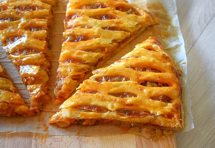 hojaldre de verduras