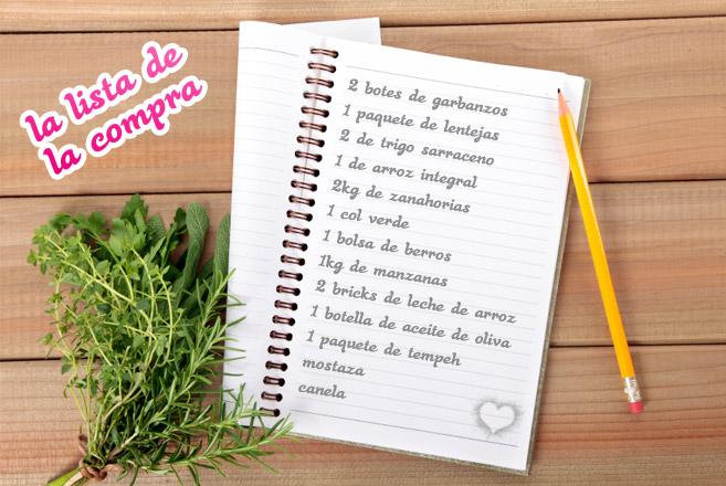 Resultado de imagen de lista de la compra