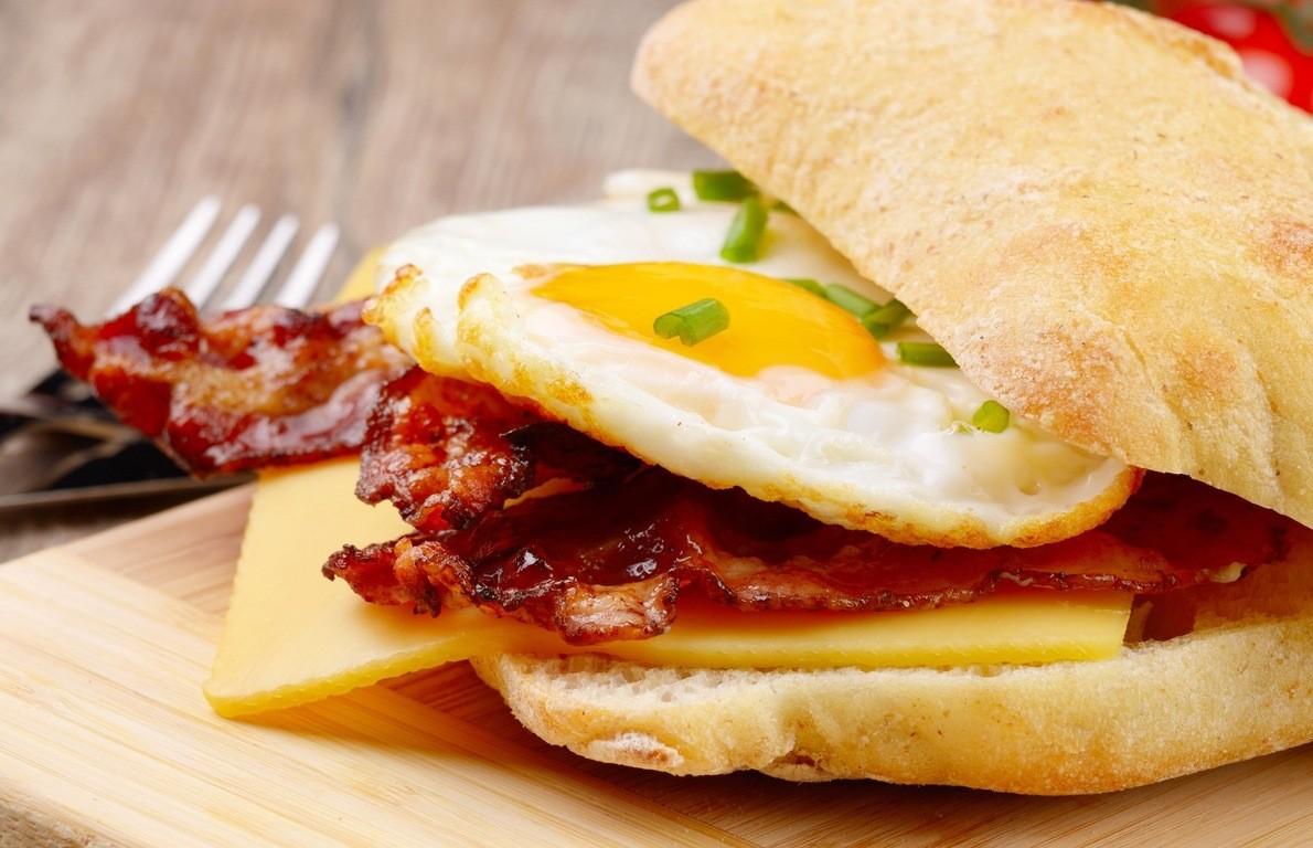 2 Bacon Egg and Cheese Sandwich shutterstock_283549295