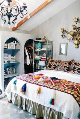 Pin en dormitorio nórdico, Boho chic