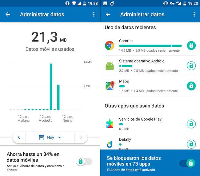 Cómo ahorrar megas en un móvil Android con la app de Google Datally