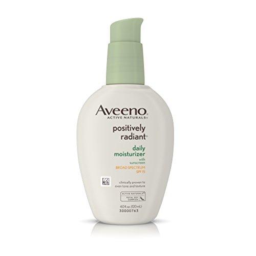 Aveeno Positively Radiant Daily Moisturizer with Sunscreen Broad Spectrum Spf 15, 120ml