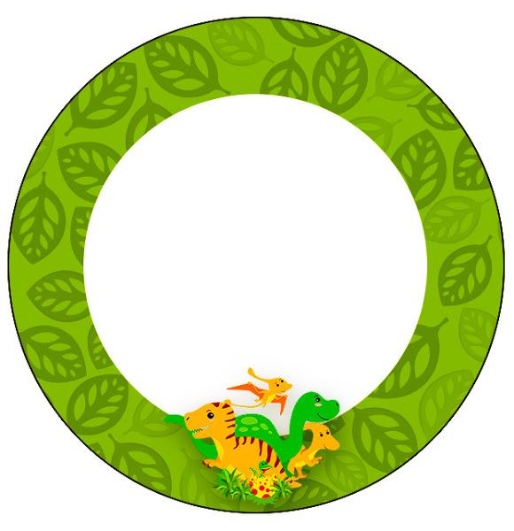 Dinosaurs Party Toppers or Free Printable Candy Bar Labels.