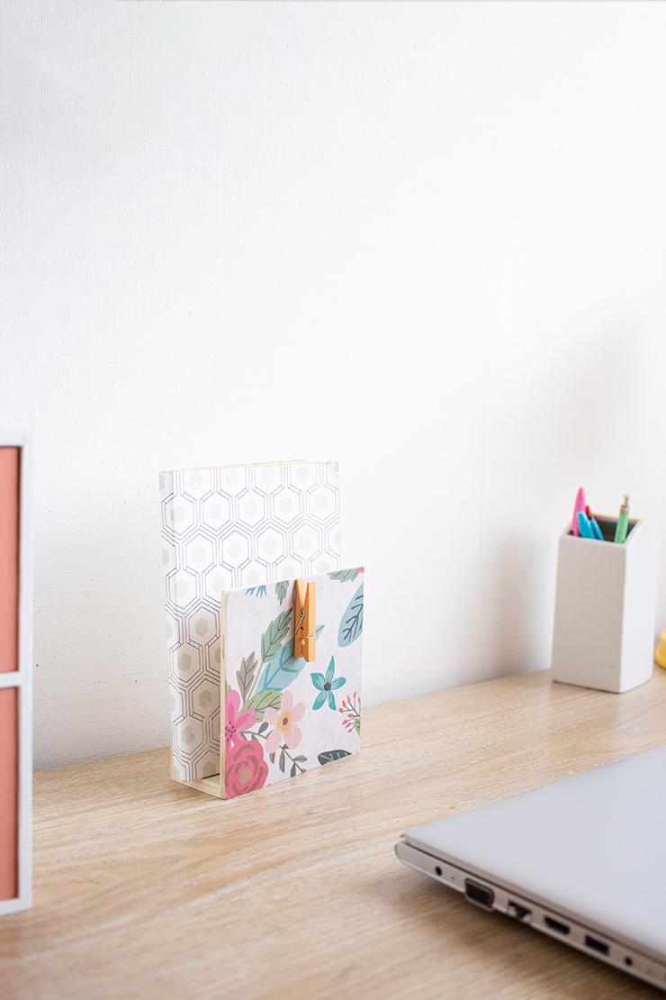 tutorial portacartas decoupage