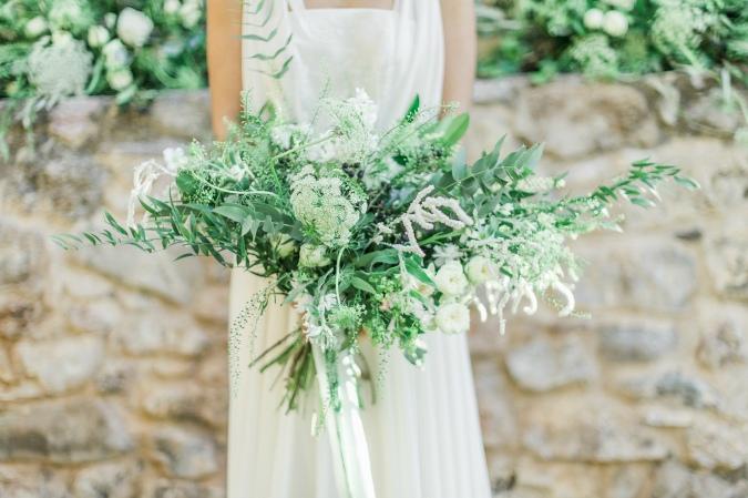 organic greenery elopement