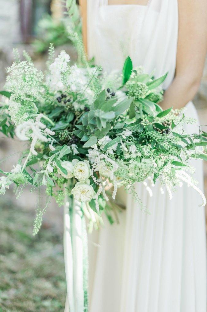 organic greenery elopement