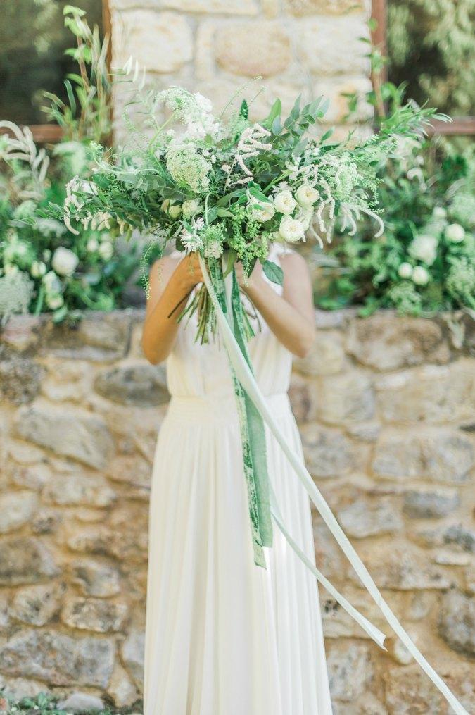 organic greenery elopement