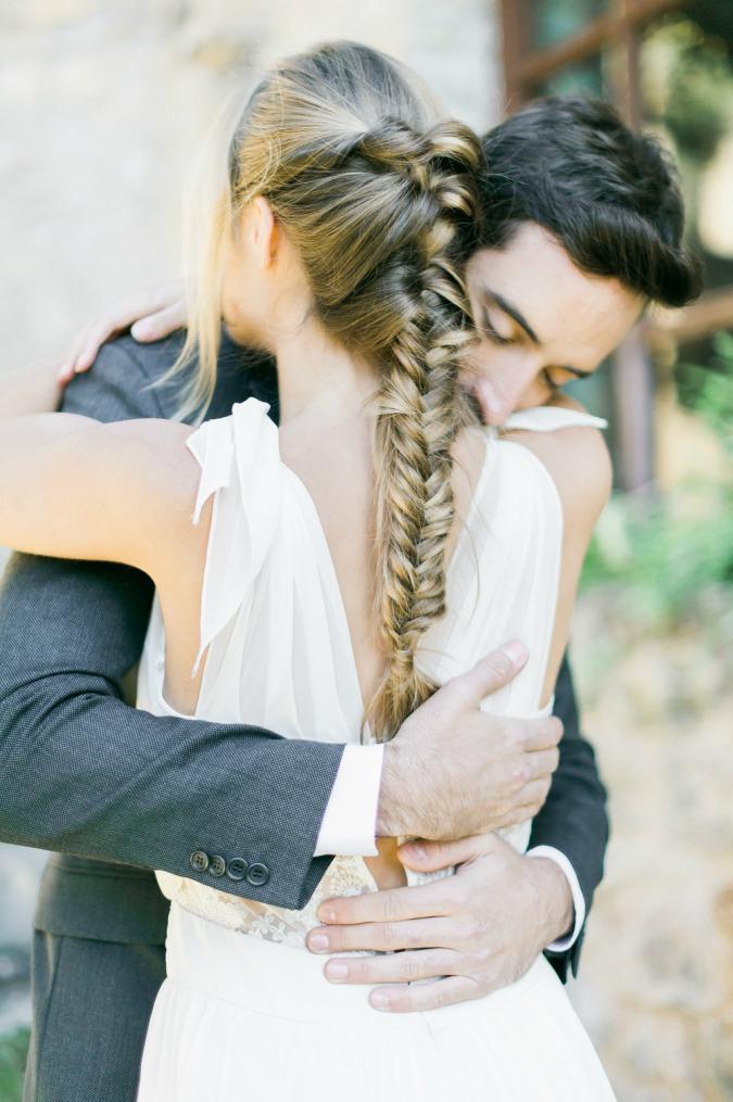 organic greenery elopement