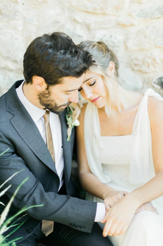 organic greenery elopement