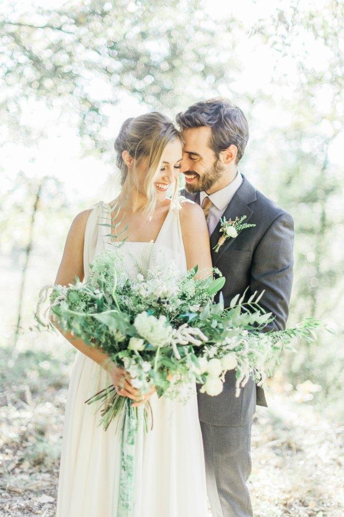 organic greenery elopement