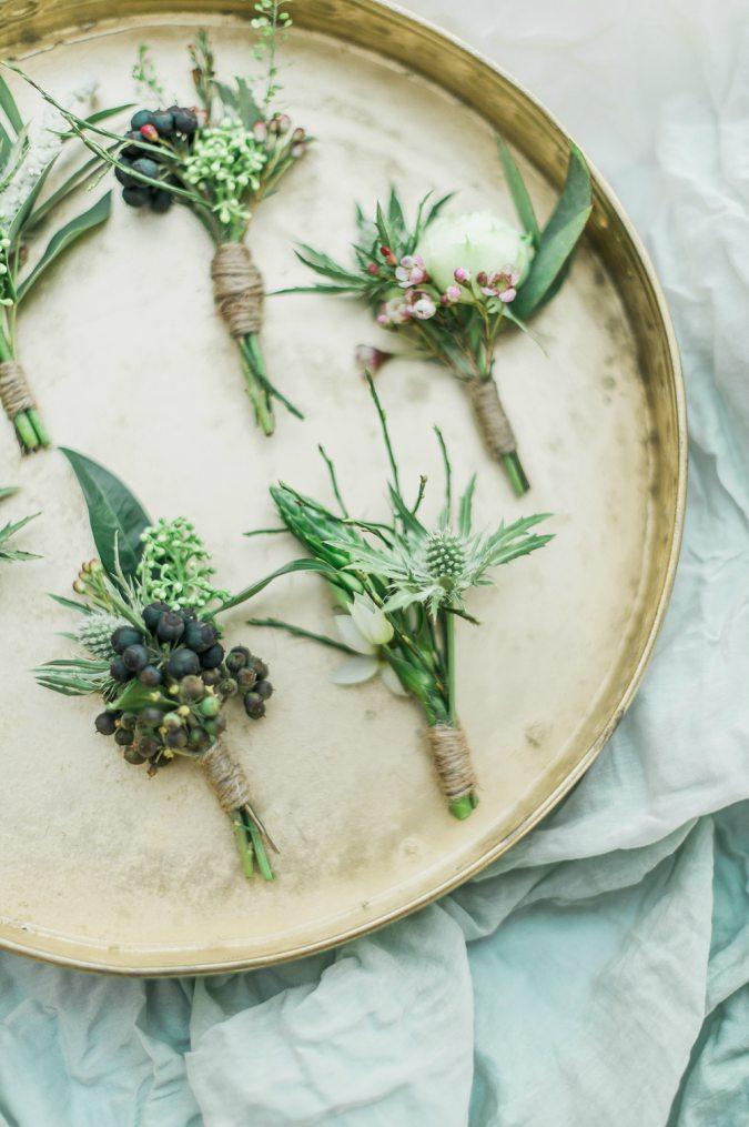 organic greenery elopement