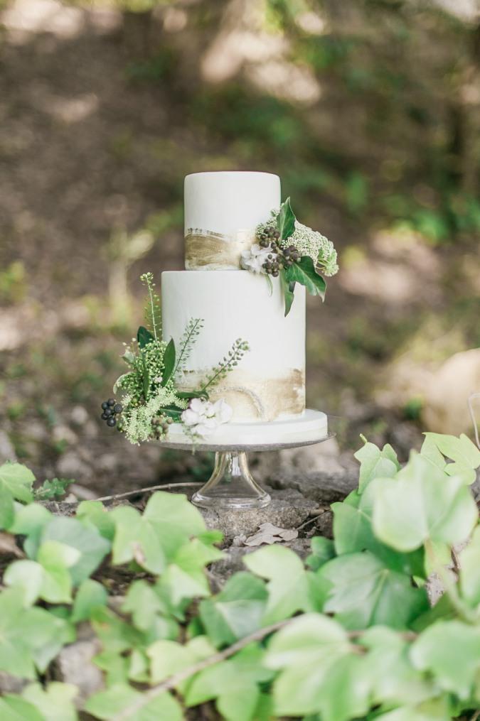 organic greenery elopement