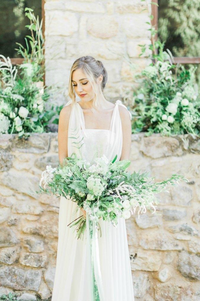 organic greenery elopement