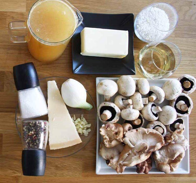 ingredientes risotto setas shiitake