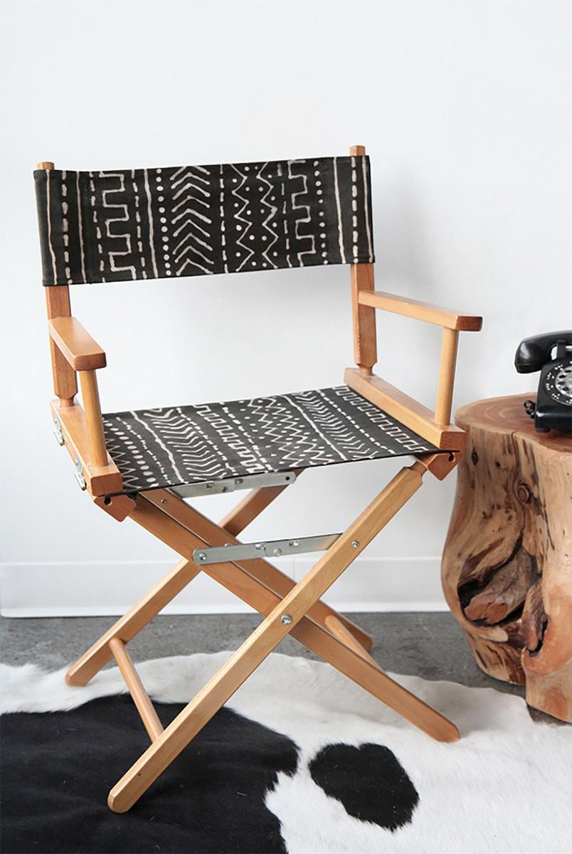 10 ideas con patrón mudcloth DIY, visto en "I am a Mess Blog"