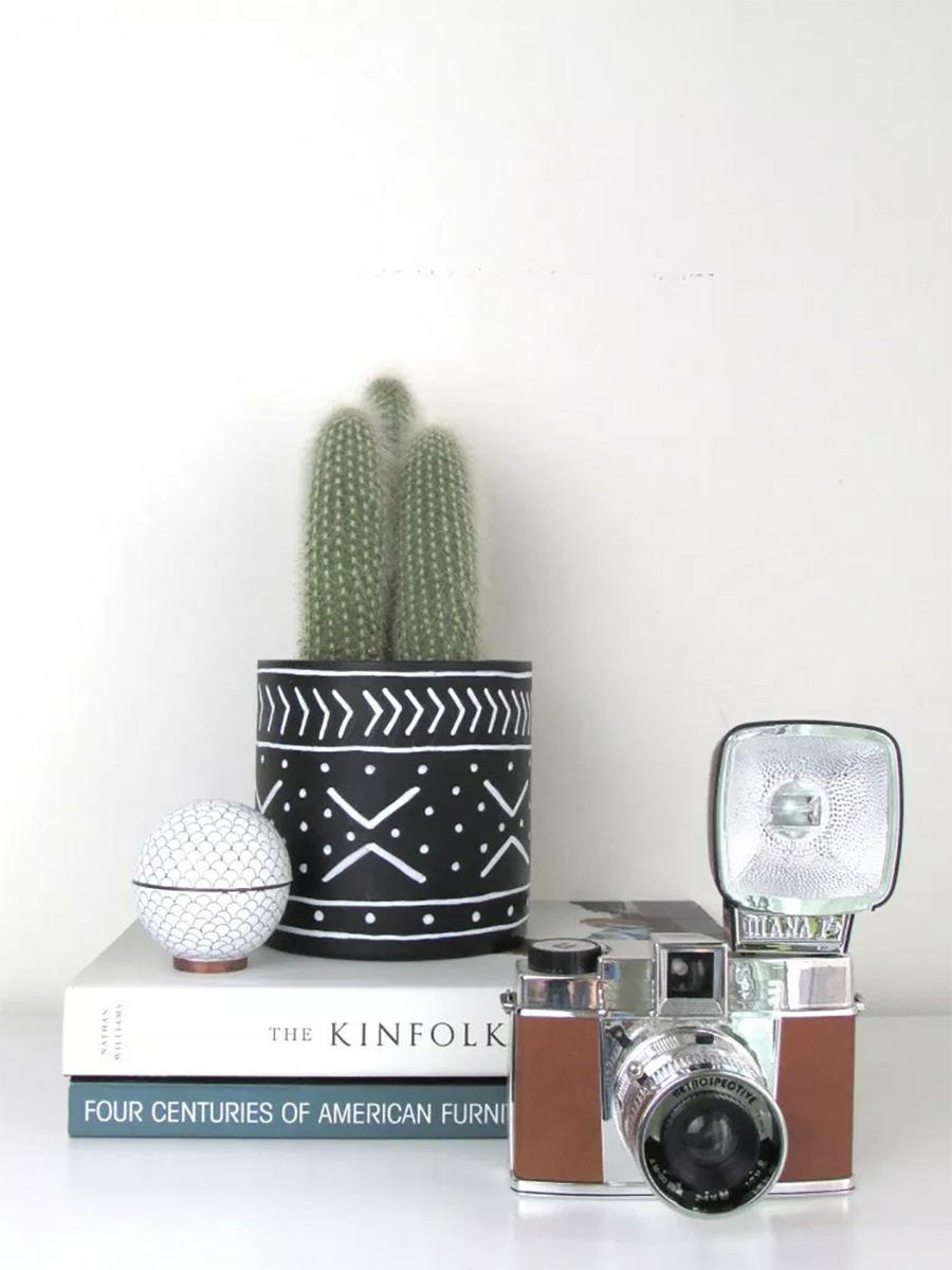 10 ideas con patrón mudcloth DIY, visto en "I am a Mess Blog"