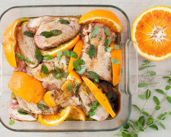 Adobo de naranja y cerveza