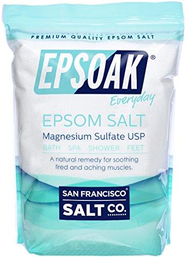 Epsoak Epsom Salt 19lbs Magnesium Sulfate USP